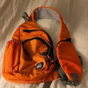 Apex Bright Orange Crossbody Bag